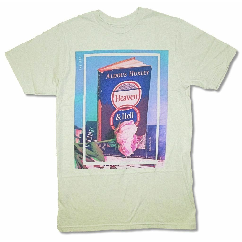 The 1975 Heaven Hell Aldous Huxley Book Tan Band Printed Men T Shirt 100 Cotton Shopee Indonesia