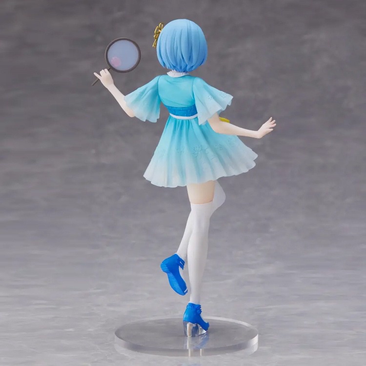 Action Figure Rem Re: Life In A Different World From Zero National Dress Bahan PVC Ukuran 22cm Untuk Koleksi