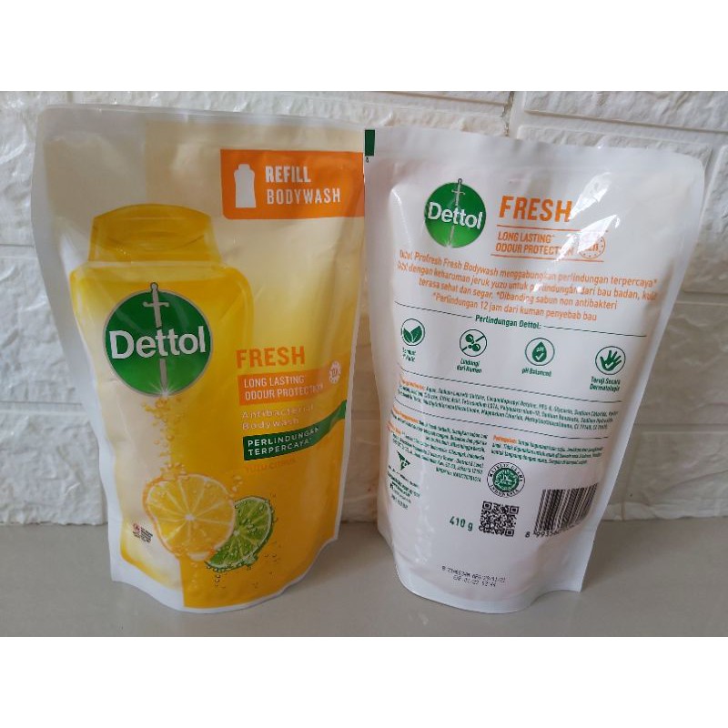 Jual Dettol Fresh Body Wash 410 ML Shopee Indonesia