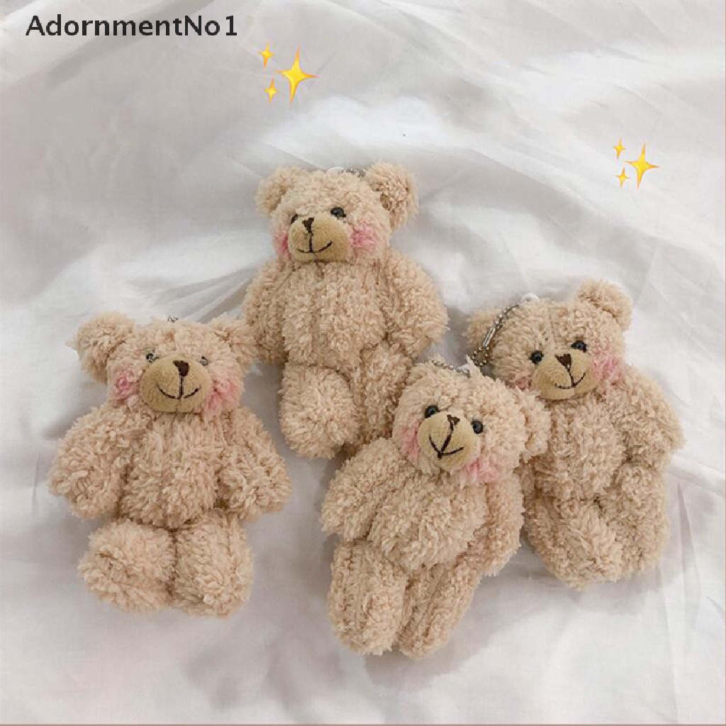 (AdornmentNo1) Gantungan Kunci Boneka Beruang Bahan Plush Lembut