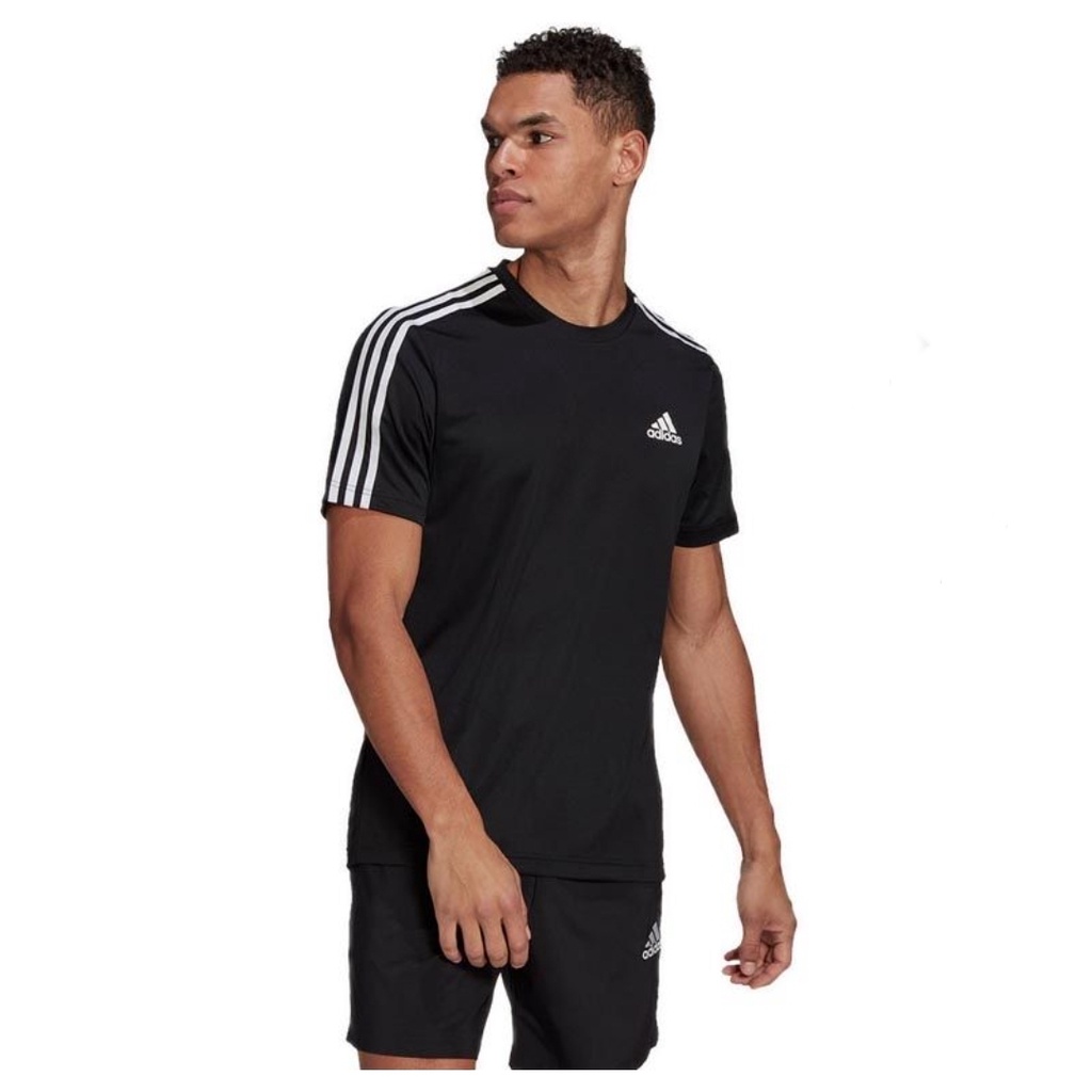 Adidas 3 stripe original Tshirt / kaus adidas Aeroready Designed