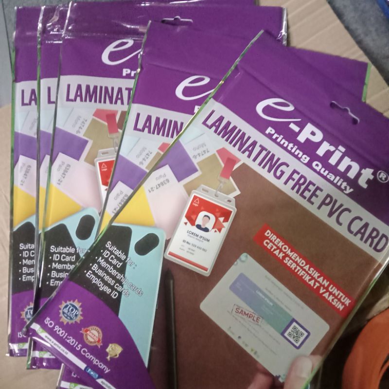 

Kertas A4 pvc id card E-print