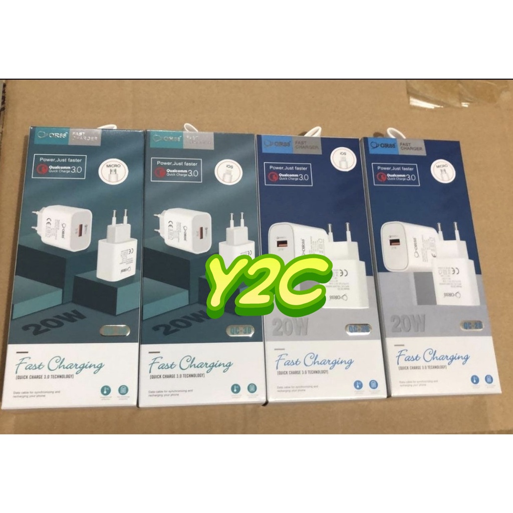 CHARGER OR 88 QUALCOMM FAST CHARGER 3.0A 20WATT  UNIVERSAL OPPO A33 A37 A39 A3S A5S A71 A83 A1K SAMSUNG G530 G532 J320 J330 J500 J530 J730 S6 S7 EDGE VIVO Y91 Y93 Y95 Y12 Y15 Y17 Y81 Y83 V5 V7 V9 REALME C2 C3 ASUS ADVAN XIAOMI / CARGER / CASAN / CAS