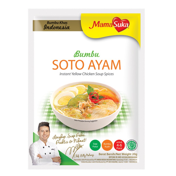 

MamaSuka Bumbu Soto Ayam 20 gr