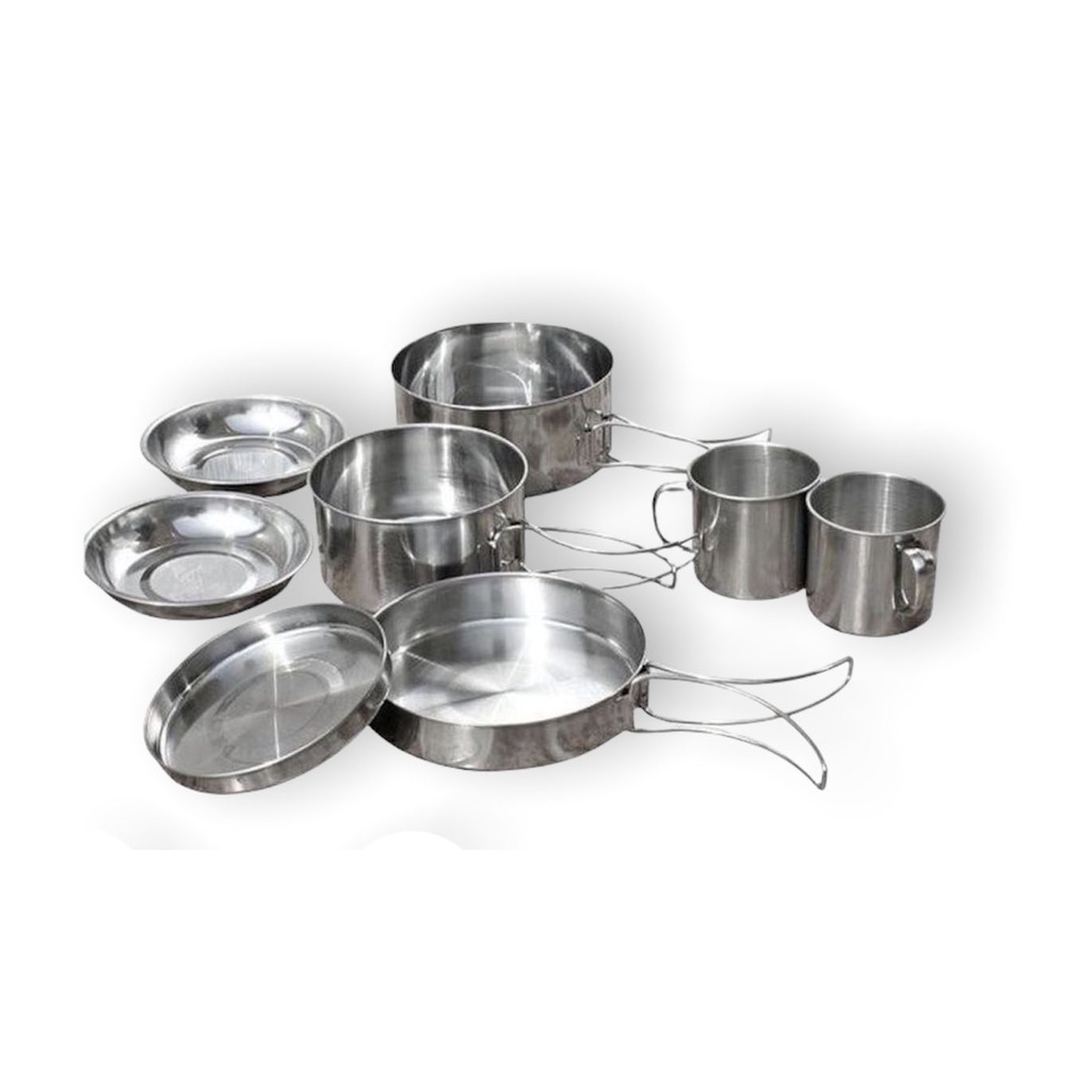 Cooking Set Langseng Outdoor - Alat Masak Camping - Nesting - Alat Masak Outdoor Ultralight