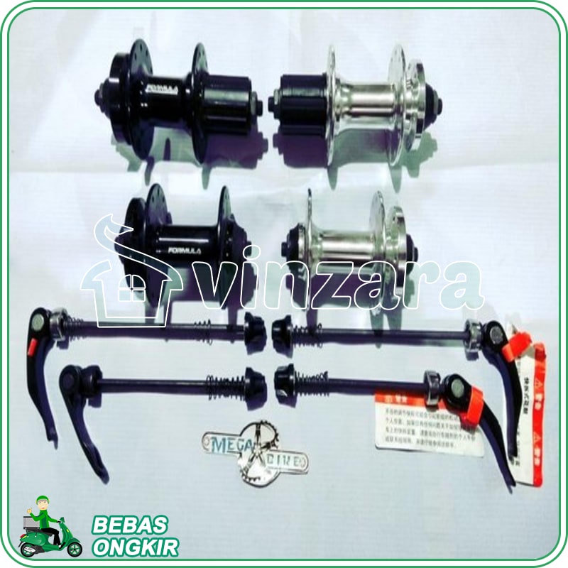 HUB FREEHUB FORMULA LUBANG 24 H HOLE 24H FREE AS CASSETE ROAD bike balap mtb lipat seli RB BEARING