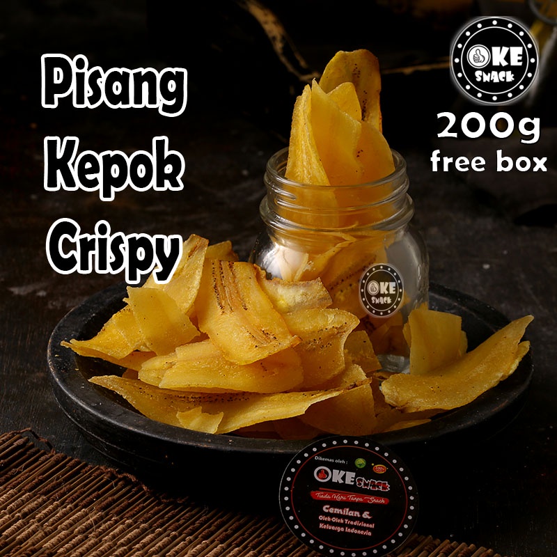 Keripik Pisang Crispy Renyah 200g