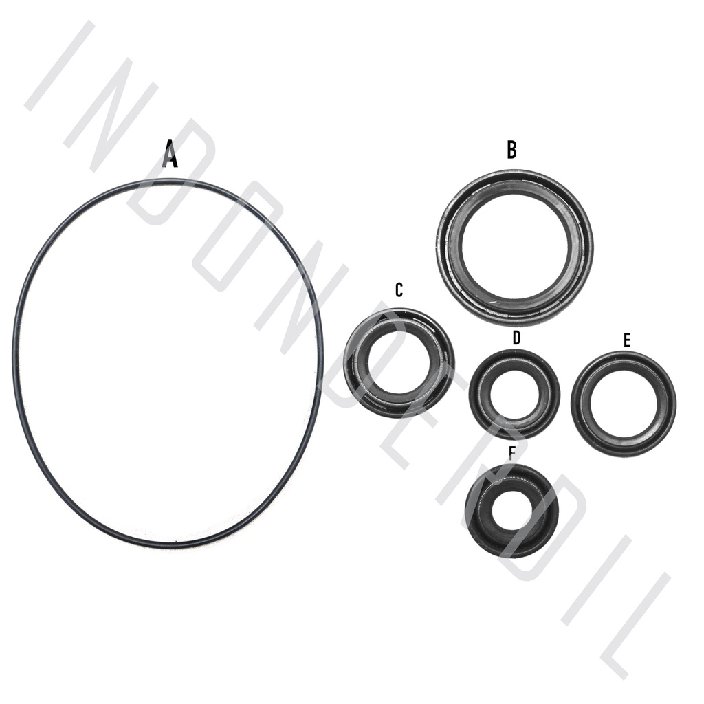 Sil-Seal Oli-Oil Assy Set-Kit-Komplit-Lengkap Grand &amp; Supra Lama-X &amp; Astrea &amp; Legenda