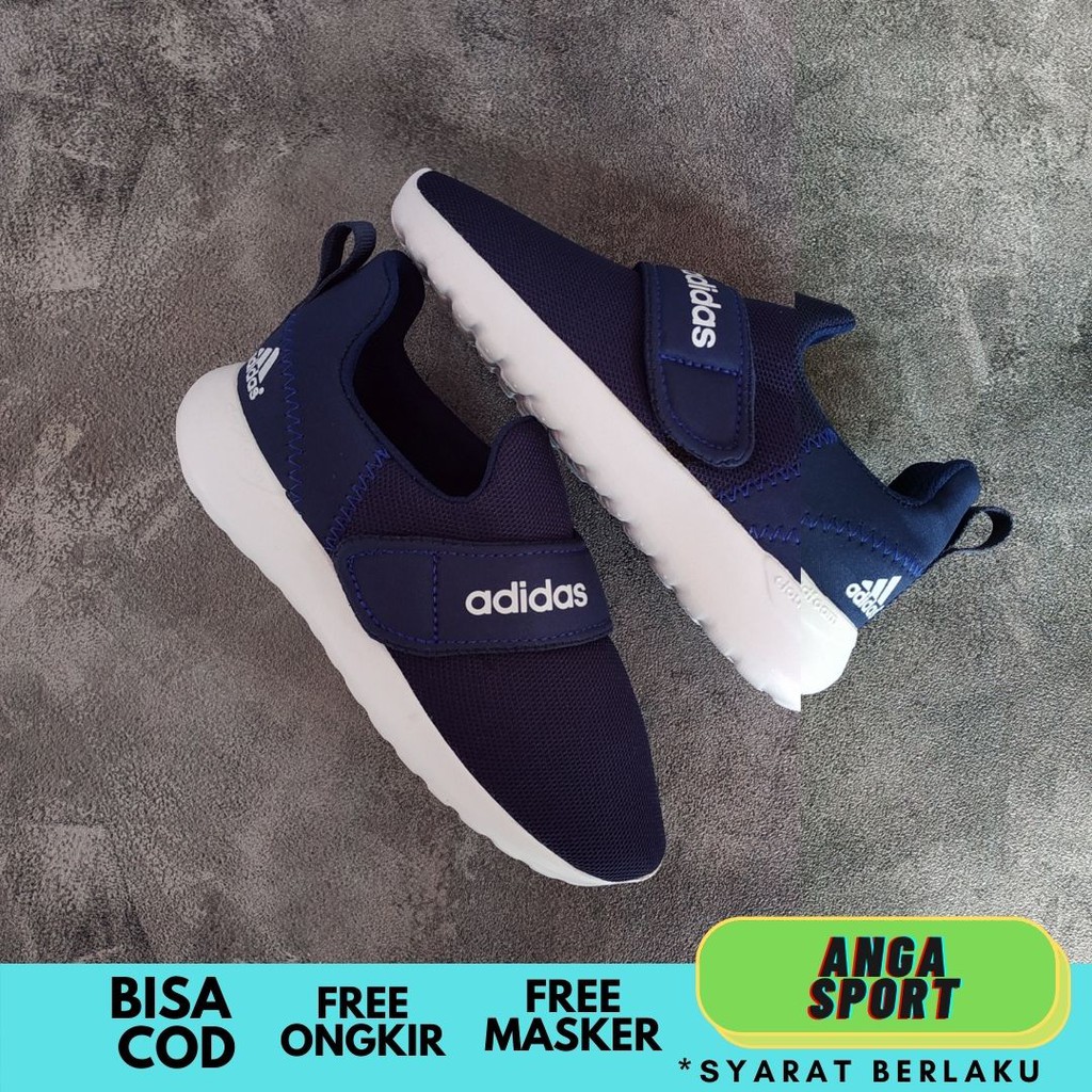 SEPATU ANAK ADIDAS MODEL VELCRO PEREKAT KIDS SNEAKERS COWOK SEPATU SEKOLAH ANAK PEREMPUAN KEREN