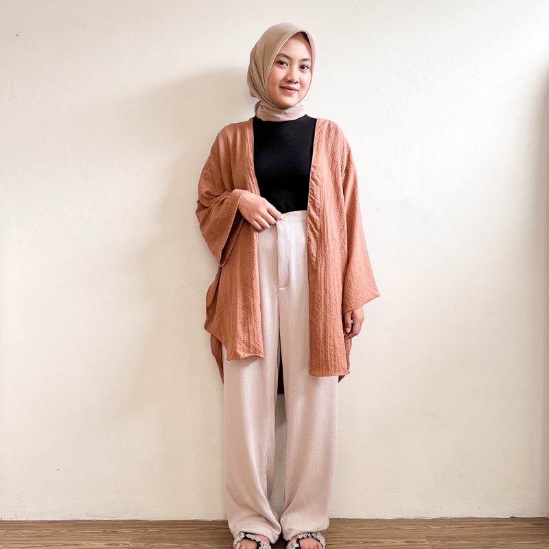 LONG OUTER KARDIGAN ROMPI WANITA