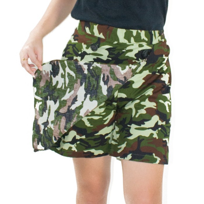 Celana rok keyza pendek army hotpant wanita