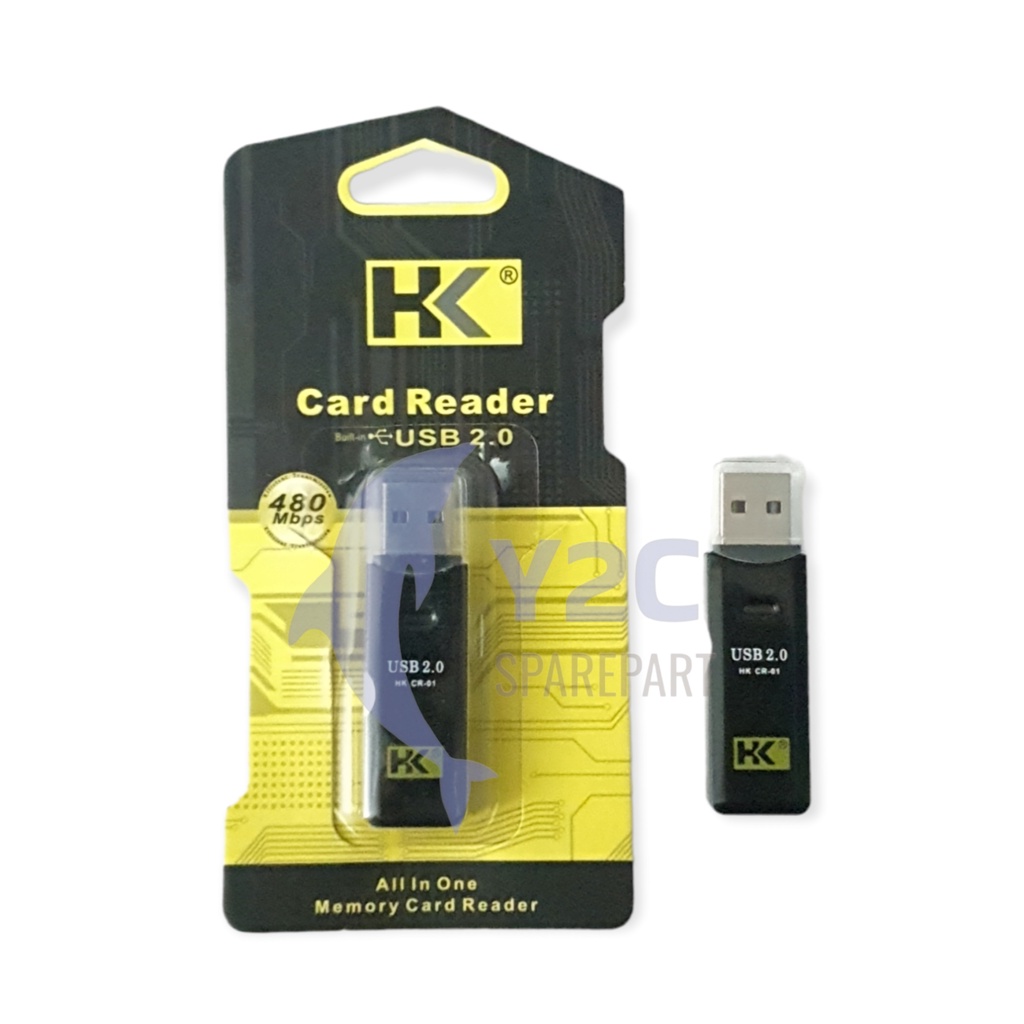 CARD READER HK ALL IN 1 CR01 USB  KUALITAS BAGUS