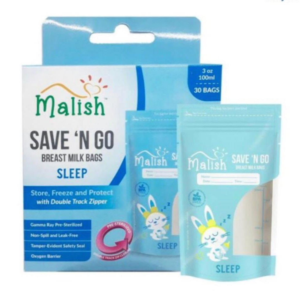 MALISH Kantong ASI / Breastmilk Storage ALL VARIANT (100ml / 120ml / 180ml)