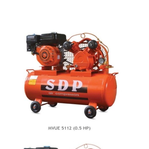 Kompressor Angin Kompresor Udara SDP 0,5 hp penggerak Mesin bensin