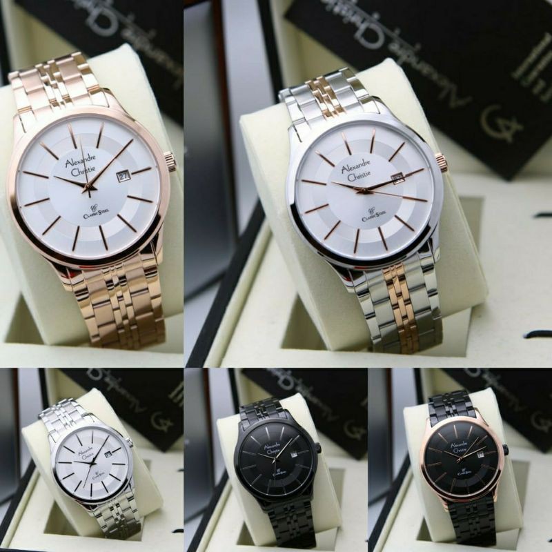 Alexandre Christie8348 Jam Tangan Pria Original