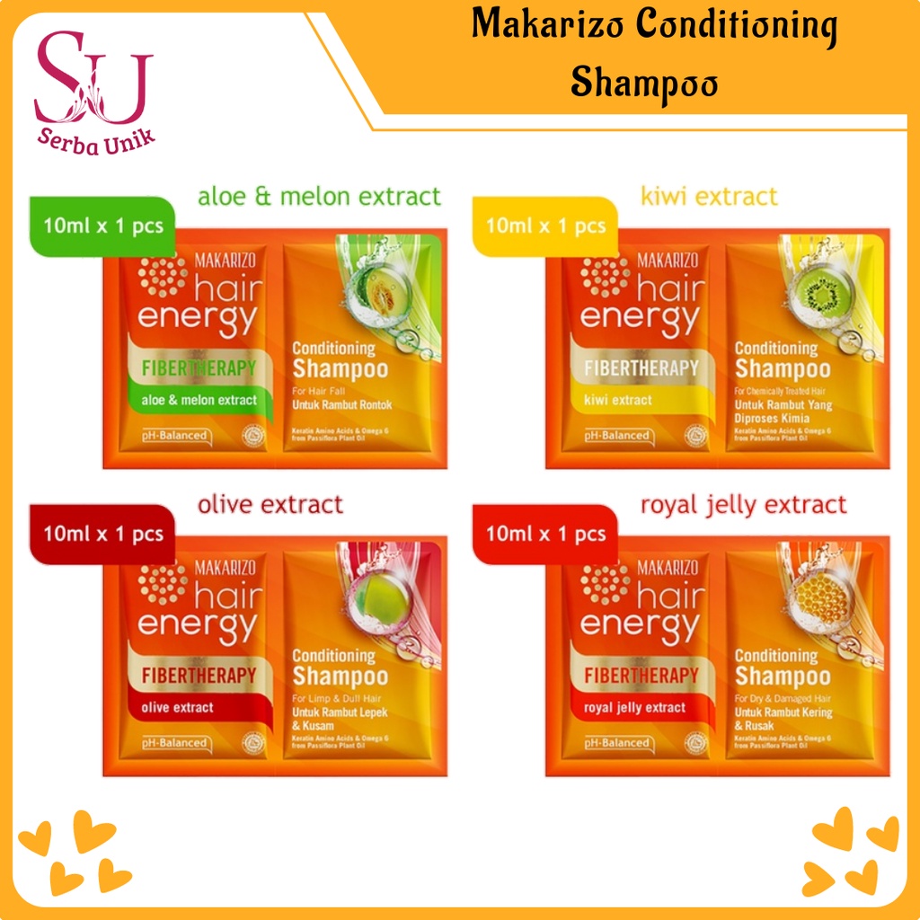 Makarizo Hair Energy Fibertheraphy Conditioning Shampoo 10ml