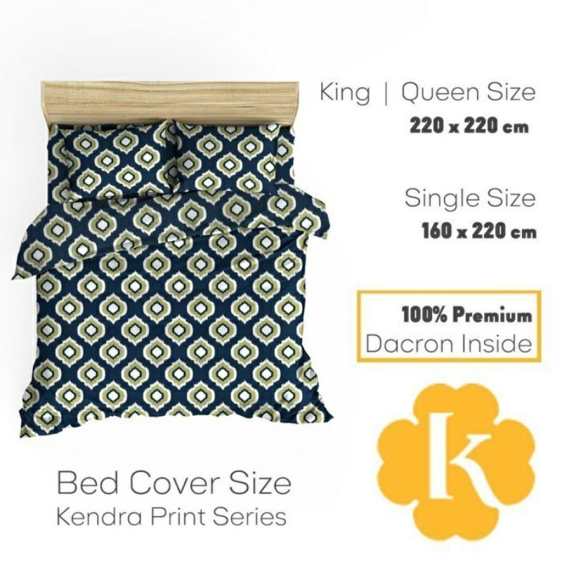 BC Bedcover KENDRA FLAT Set King Size Uk180 Uk 180x200 T20 Tinggi 20 cm Korean K Style Bedcover Motif Korea Dewasa Arcadia Botanica Blue Woodland Cactus Diamond Green Chevron Diamond Montana Monstera Tropical Oxley Peninsula Palm Hello Winter