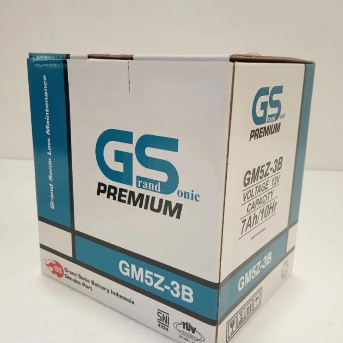 Aki motor Yamaha Sigma GM5Z -3B kit accu basah Diminati Banget