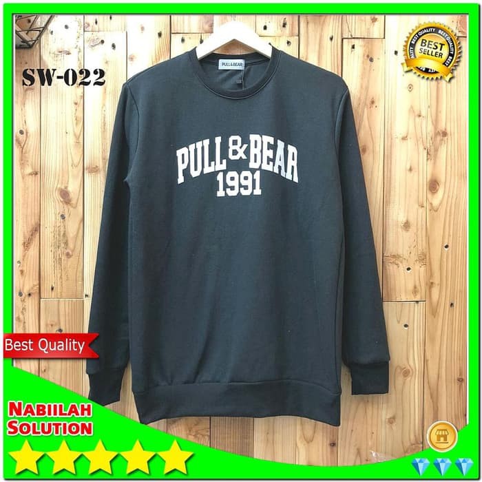 Kaos Sweater Polos Pria Lengan Panjang Cowok Casua FASHION DISTRO COWOK CEWEK GAYA TERBARU ABG M7N7
