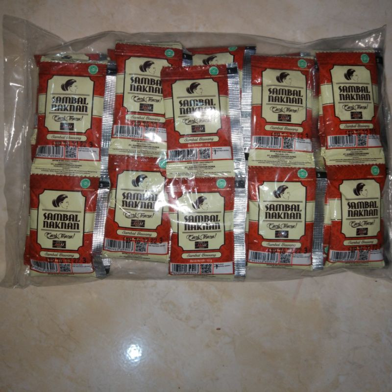 

Sambal Naknan Sachet Level 3