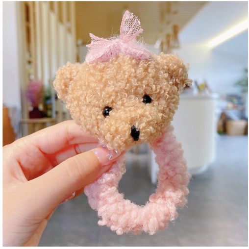 babyfit BIGBEAR ikat rambut anak scrunchy bear PN-1197