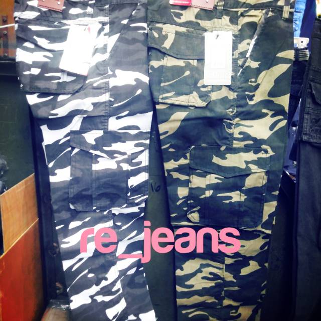 CELANA LORENG CARGO ARMY PRIA