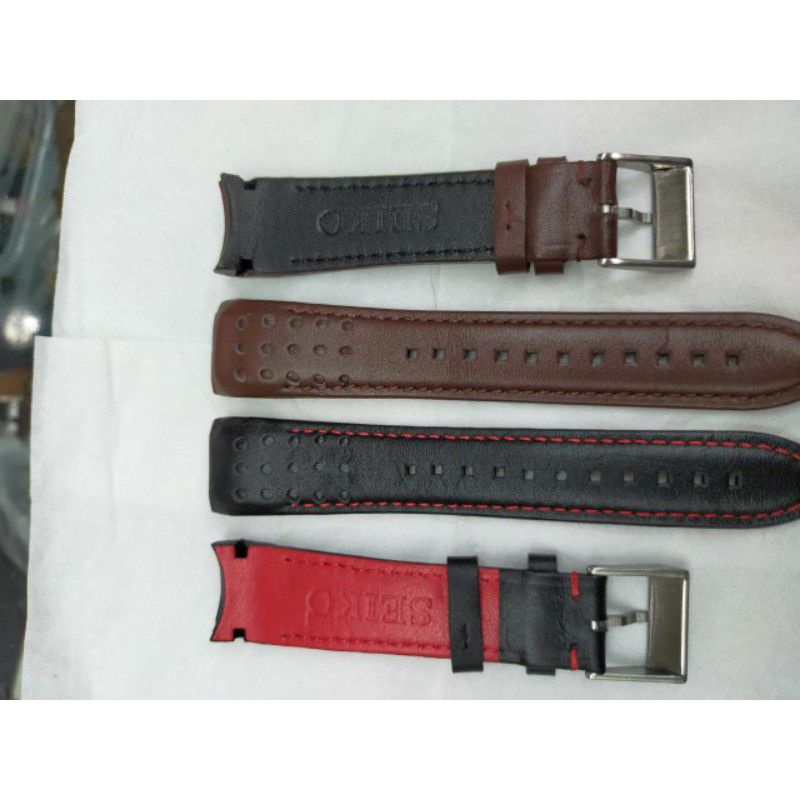 TALI JAM TANGAN SEIKO BARCELONA STRAP TALI JAM SEIKO BARCA SPORTURA LEATHER KULIT