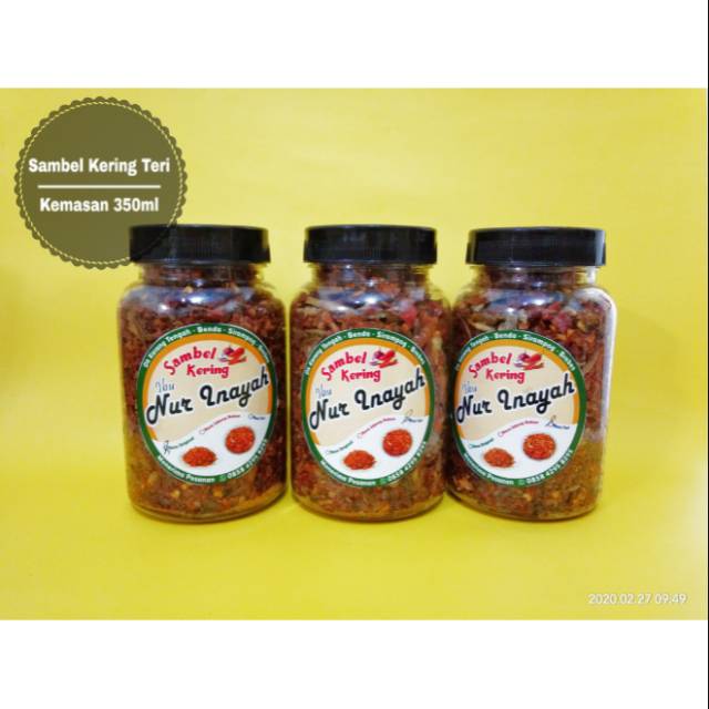 

[COD] Sambal Kering Teri 320ml
