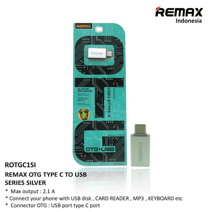 Remax OTG Type C to USB Port RA-OTG1 USB to Type C Android konektor