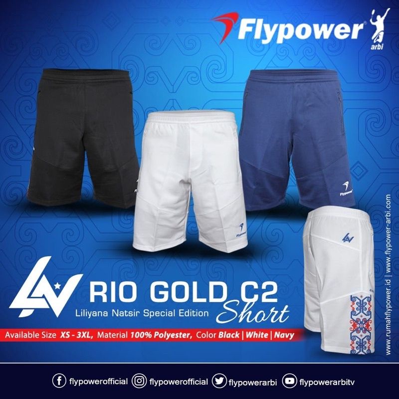 Celana Flypower Rio Gold C1 Blaze Short & C2
