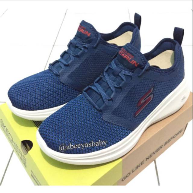 Skechers Man Go Run Fast Invigorate Navy(Slip On) sz 40/25.5cm