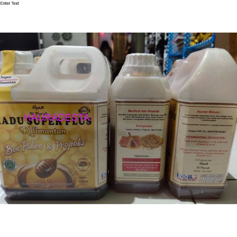

jual Madu Asli Murni Original Super Kalimantan Beefollen Dan Royal Jelly 1 kg