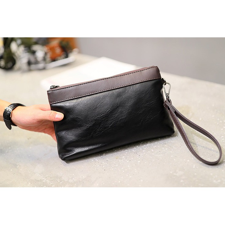 Clutch Pria Wanita Hand bag Wanita Murah / Dompet Pouch Kosmetik / Tas Tangan Kulit Tas Pria