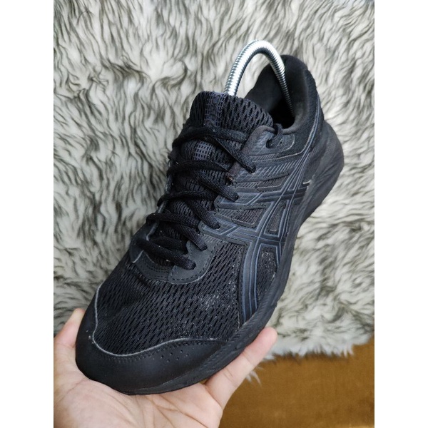 Sepatu Pria ASICS GEL-Contend 6 Extra Wide Black - 1011A666 Size 41.5