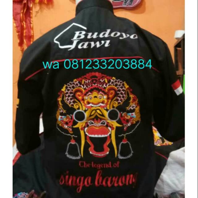 Barongan / baju barong bordir / penadon / hem barong / hem reog / baju / ganongan / bujang ganong