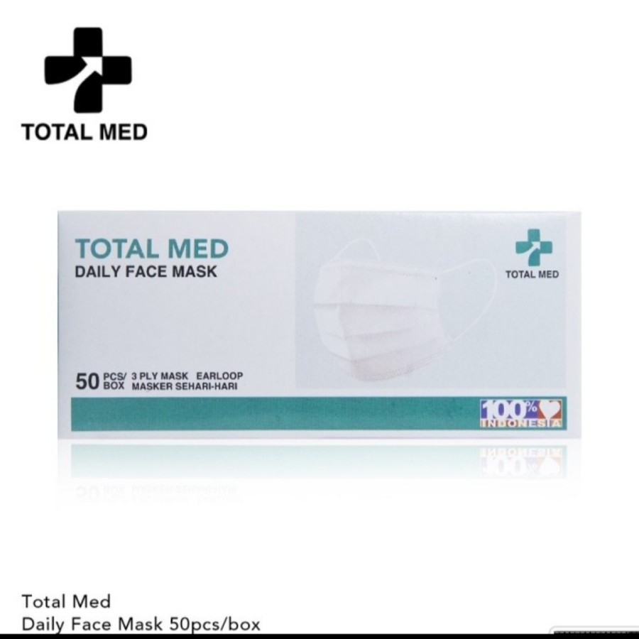 MASKER TOTAL MED ISI 50 ( 1 BOX @50 )