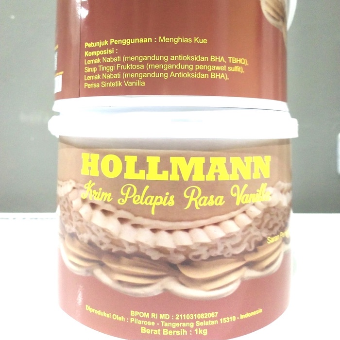 

Jual Hollman Butter Cream Rasa Vanila1Kg