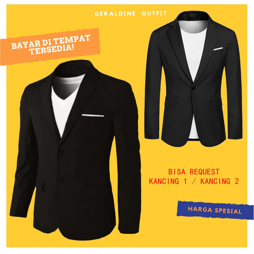 Jas Blazer Pria Casual / Jas Wisuda/ Model Blazer Pria 2021 / Jas Pria Terbaru 2021 / Jas Pengantin Pria / Jas Pria Casual / Rompi Jas Pria / Jas Kantoran / Jas Formal Fashion