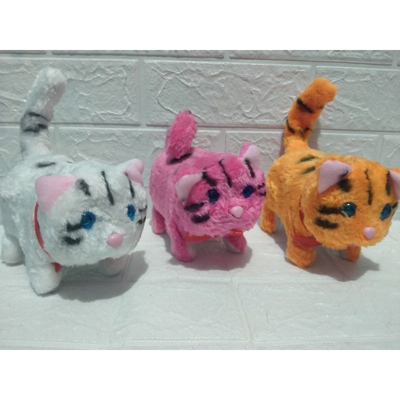 Kucing Mainan,Robot Kucing,,Mainan anak Kucing Bergerak, Boneka Kucing