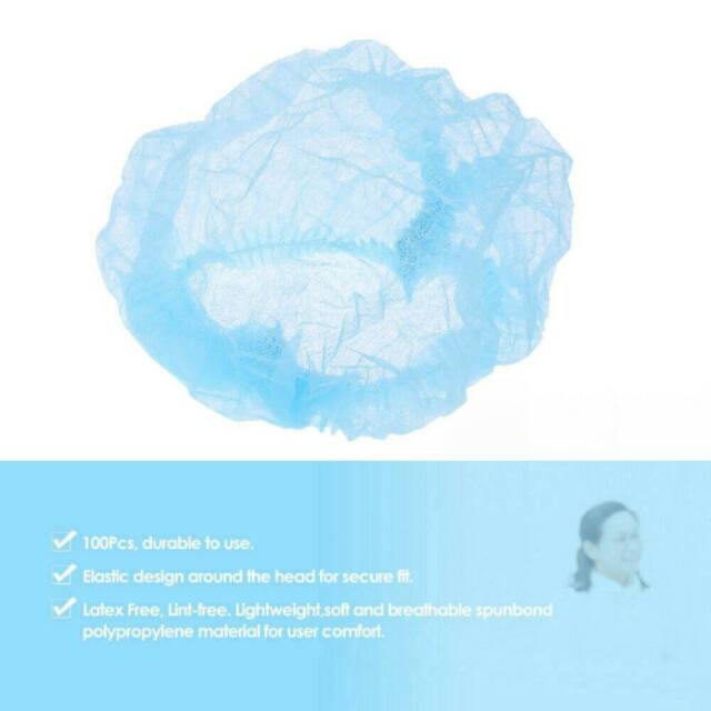 Hair cap hair hat nurse cap hair net cover head non woven medical disposable