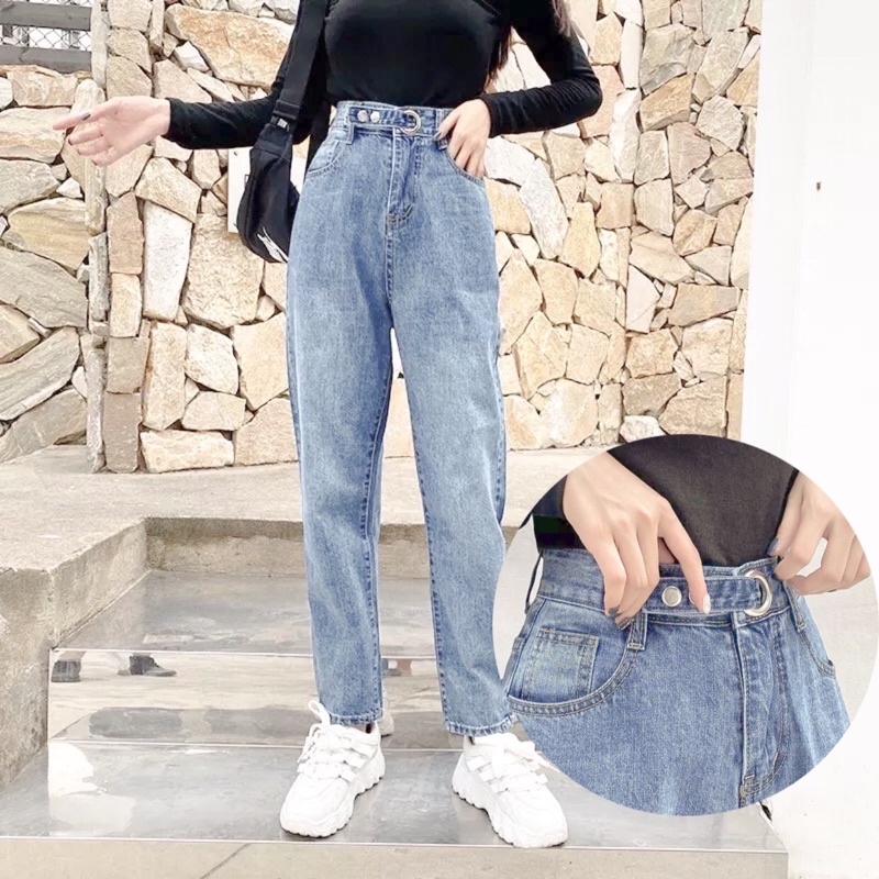 boyfriend high waist jeans