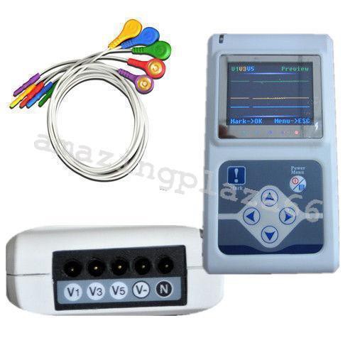 murah Jual 3 Channels ECG Holter ECG/EKG Holter Monitor System Recorder High LCD  Diskon Original