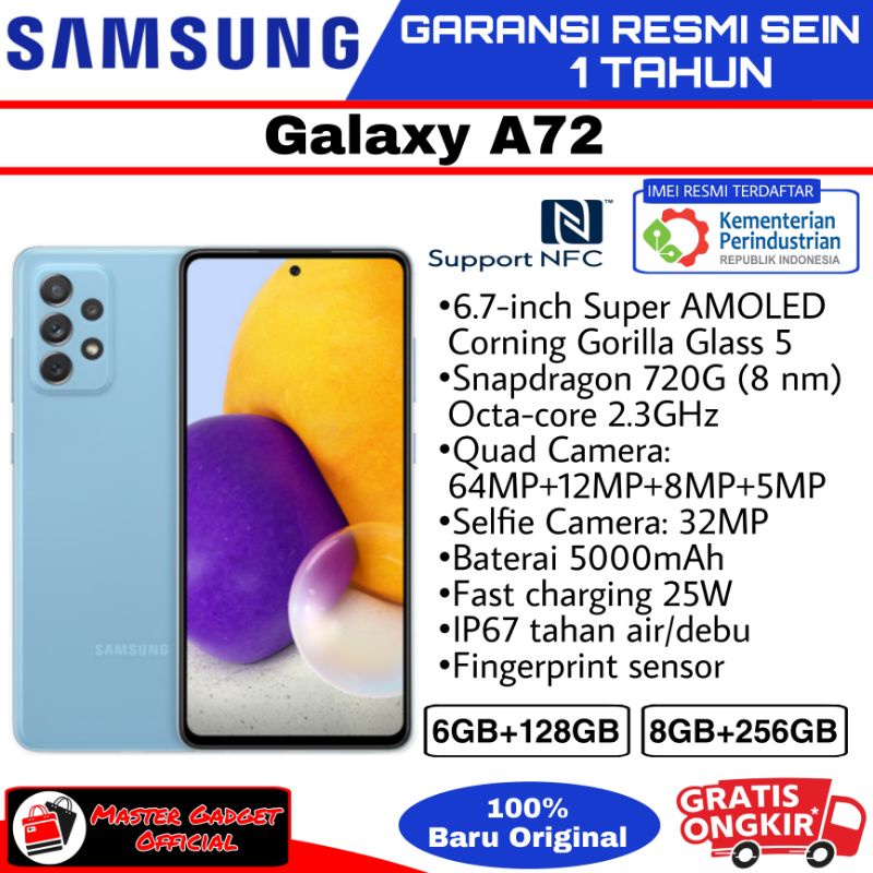 hp samsung a72 dan a52 garansi resmi samsung sein