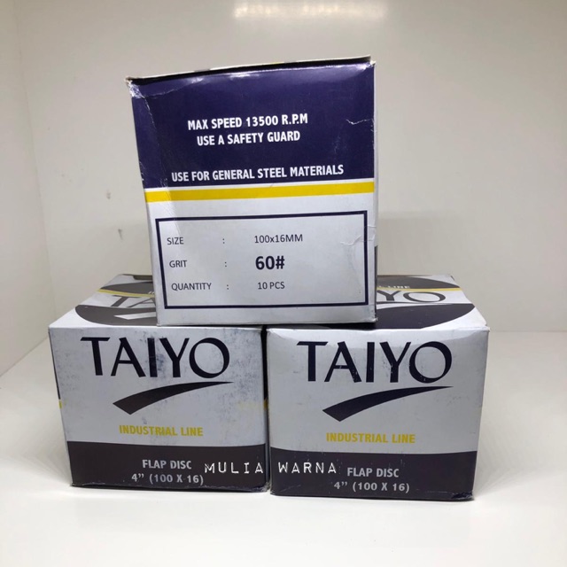 Taiyo flap disc 4" A60