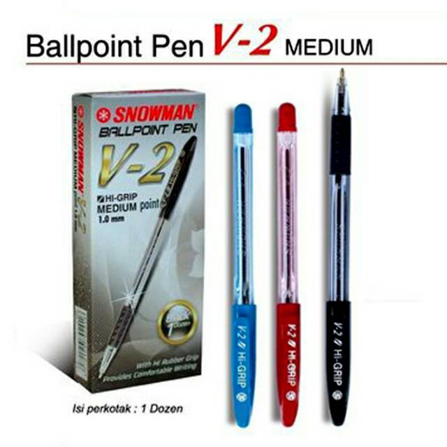 

Pena snowman v2 1.0mm pulpen