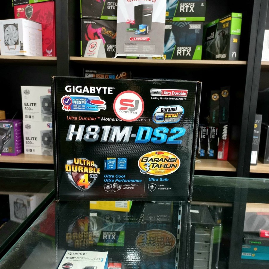 Motherboard Gigabyte H81M-DS2 Socket 1150 Garansi Resmi