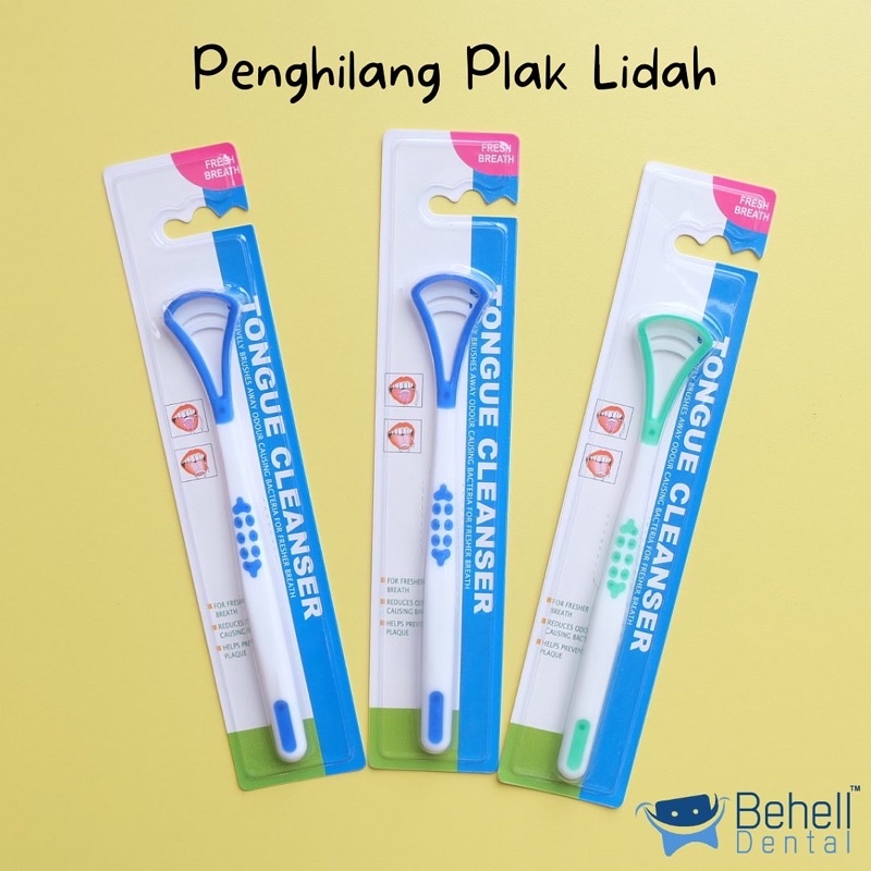 BEHELLDENTAL - TONGUE CLEANER ORIGINAL DR.SMITH - Pembersih Sikat Cleaning Clean Cleaner Lidah Asli Dr Smith - Sikat Brush Lidah - Bagus Untuk Pengguna Ortho Dental Behel - Penghilang kotoran Mirip qoral