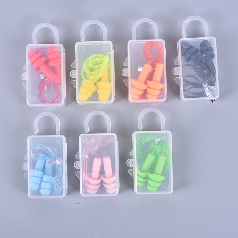 &lt; E2id &amp; &gt; Earplugs Bahan Silikon Anti Air Untuk Earphone