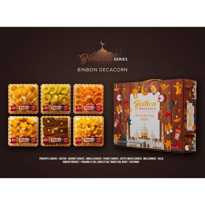 

Terlaris! Paket Kue Lebaran Kue Kering Lebaran Merk Binbon Decacorn