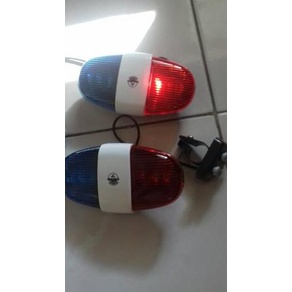 ♦ Bel polisi sepeda LED banyak mainan anak klakson music sepeda sirine polisi sepeda bicycle kids ☂